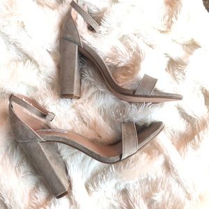 Steve Madden Carrson Taupe Suede Heel NWOT! SZ 8